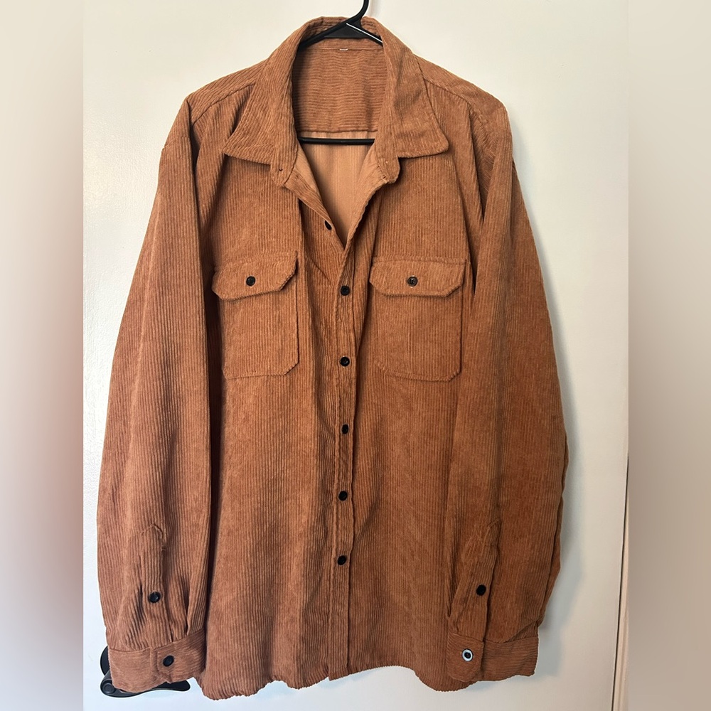 Men's Brown Corduroy Jacket